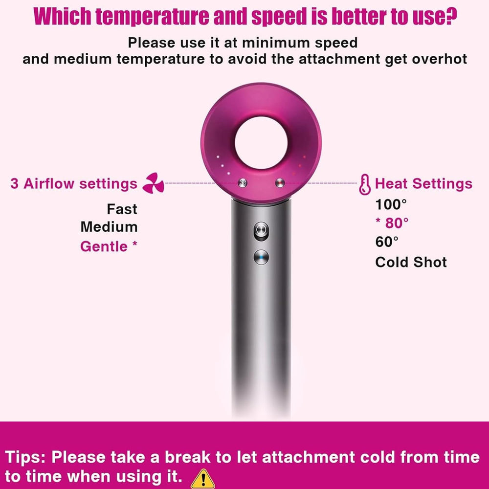 Chuancheng easy attachment and installation simplifies transforming a hair dryer into a styler.