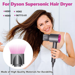 Chuancheng smoothing nozzle with Dyson Supersonic HD02 side view for precise airflow