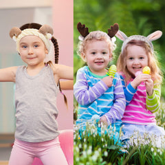 Chuangdi sheep antlers headband blends cute style with secure wear