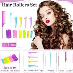 Chuangdi hair roller pins close-up shows secure hold for lasting curl formation
