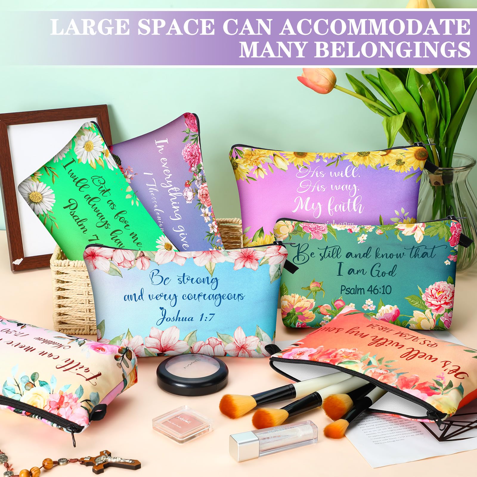 Chunful multiuse makeup bags serve as purses or pencil cases.