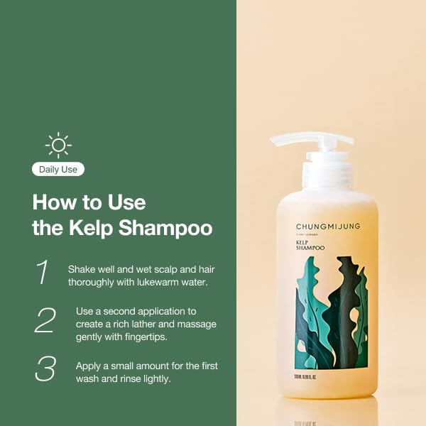 ChungMiJung Conditioning Kelp Shampoo family-use shows safe, gentle care for kids and adults alike.