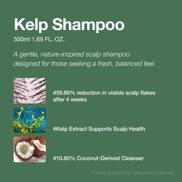 ChungMiJung Conditioning Kelp Shampoo splash in the bathroom showing hydrating lather.