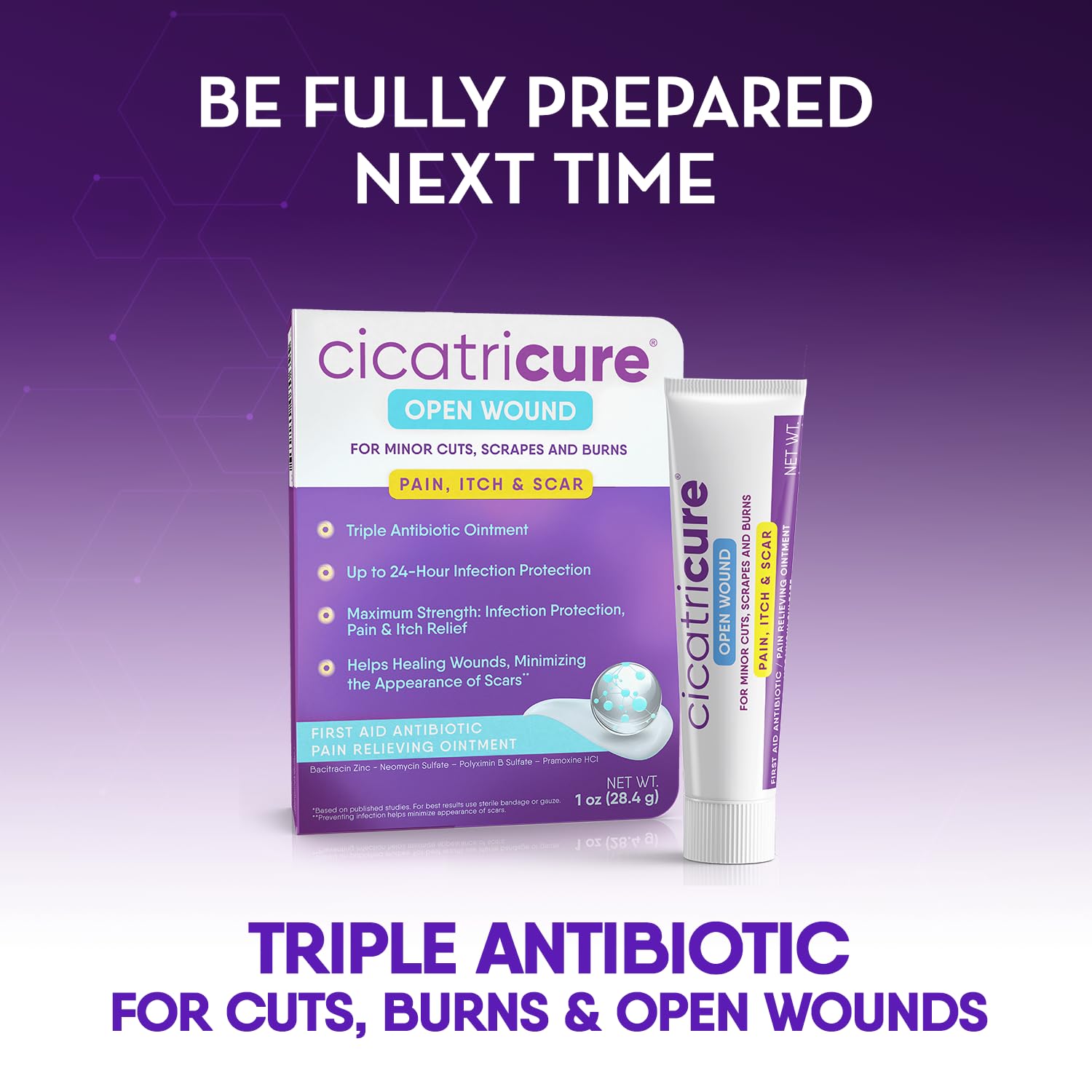 Cicatricure Advanced Scar Gel box and tube for daily use