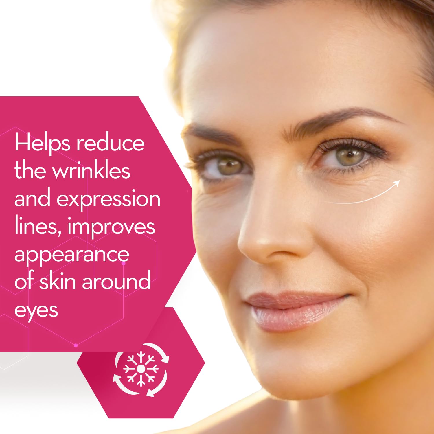 Cicatricure eye treatment provides hydration to delicate eye skin.