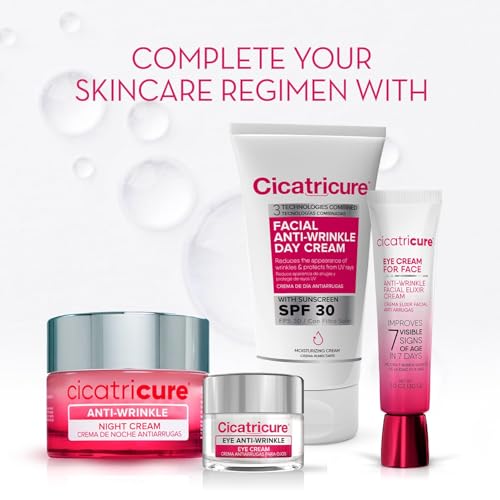 Cicatricure non-greasy formula close-up demonstrates clean finish