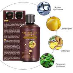 CIDBEST shampoo bottle-cap close-up highlights easy daily use for hair strengthening.