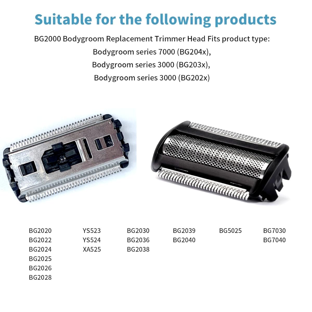 Easy snap-in BG5025 replacement head for quick upgrade