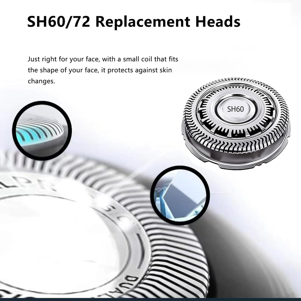 CIELONI SH60 three-pack blades with brush for easy maintenance.
