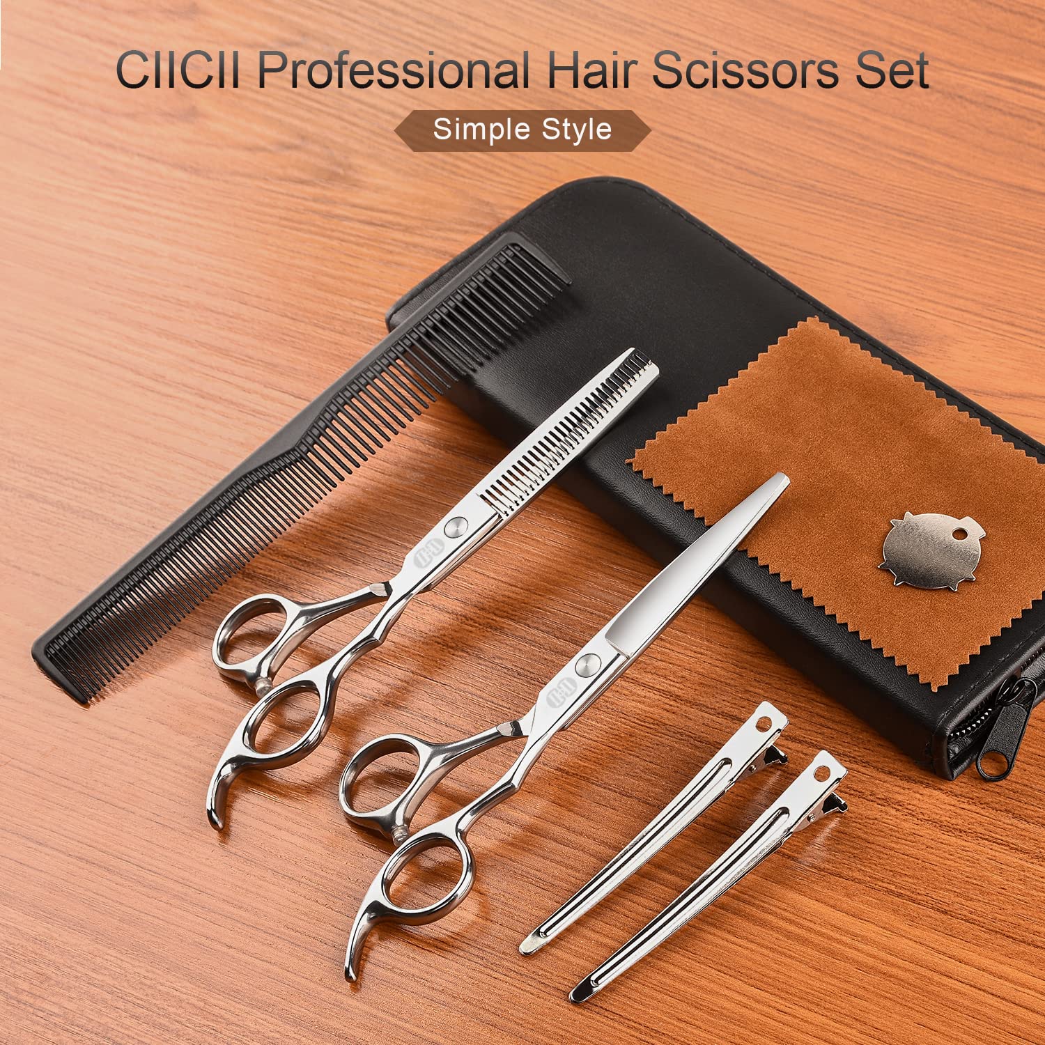 CIICII cleaning cloth and accessories help maintain sharp blades.