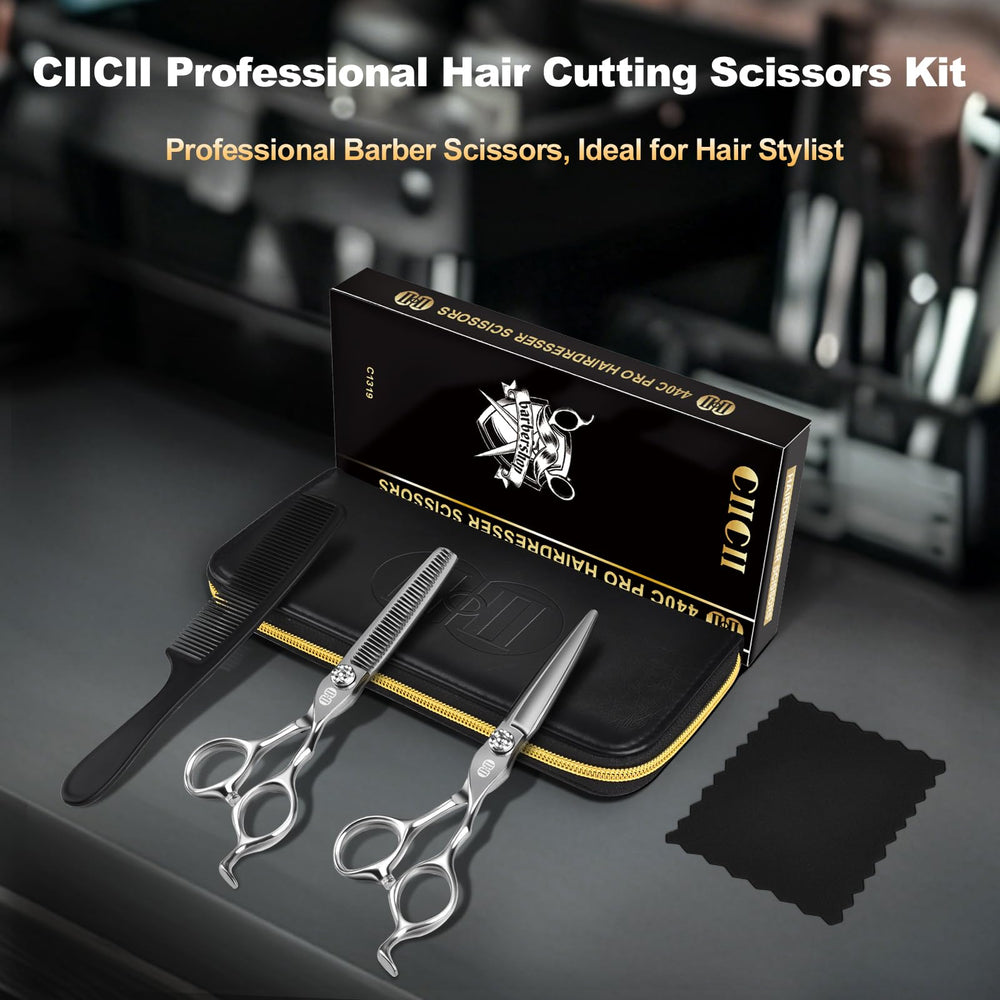 CIICII cleaning cloth included to maintain blade sharpness