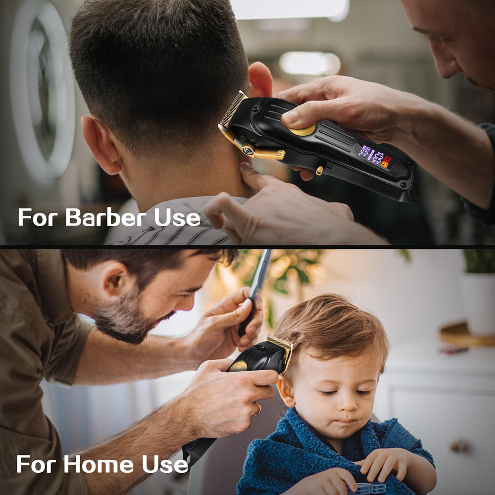 CIICII cordless hair clipper in use for smooth home grooming