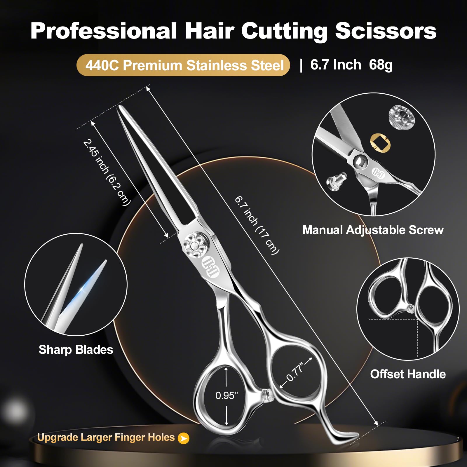 CIICII ergonomic offset-handle close-up reduces hand fatigue