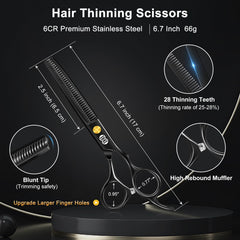 CIICII hair-cutting comb aids clean, smooth trimming