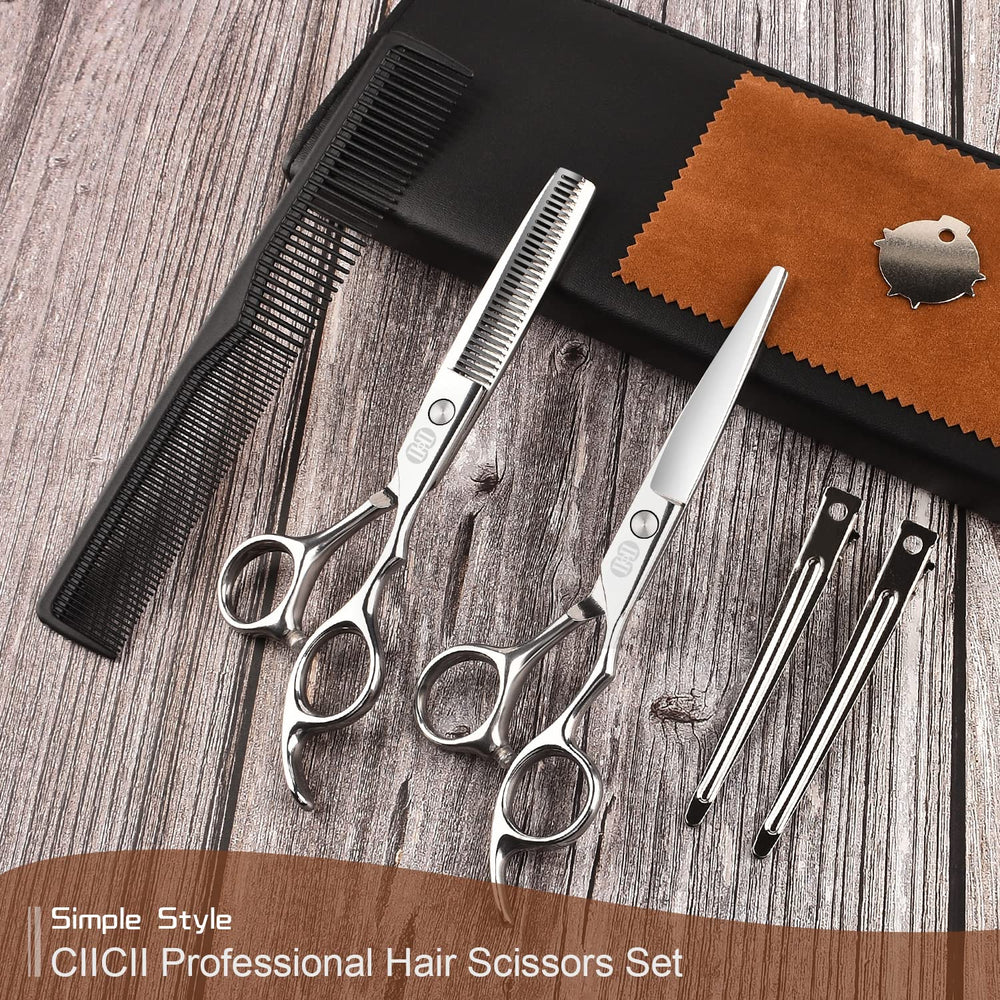 CIICII pets grooming scissors being used for safe trimming.