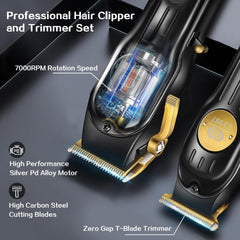 CIICII professional hair clippers metal housing durability close-up