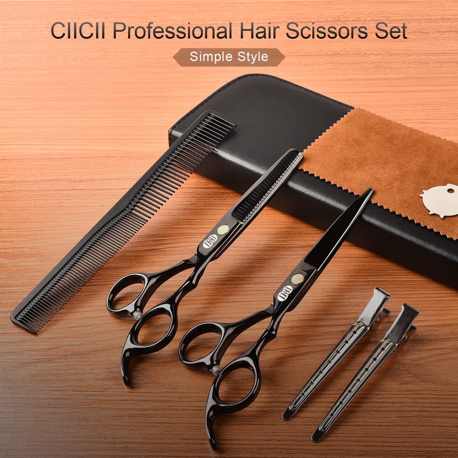 CIICII storage leather bag for easy transport and organization