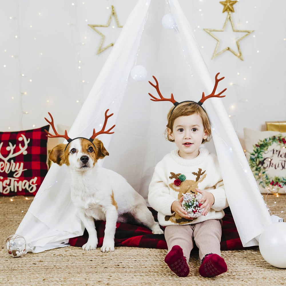 Ciieeo Reindeer Antlers Headband adds festive charm to celebrations