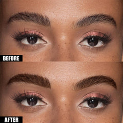 Cilrofelr brow tattoo waterproof test highlights smudge-proof wear even in water.