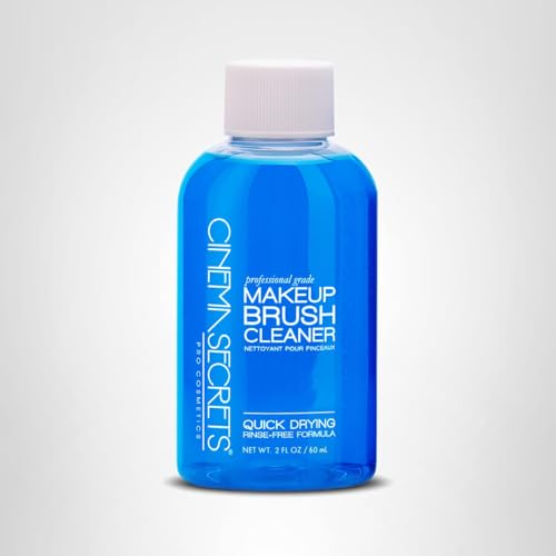 Cinema Secrets brush-drying towel post-clean—hygienic storage after cleansing