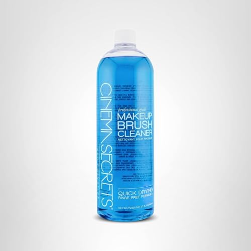 Cinema Secrets Original Blue Vanilla bottle close-up highlights vanilla scent and cleanse capability