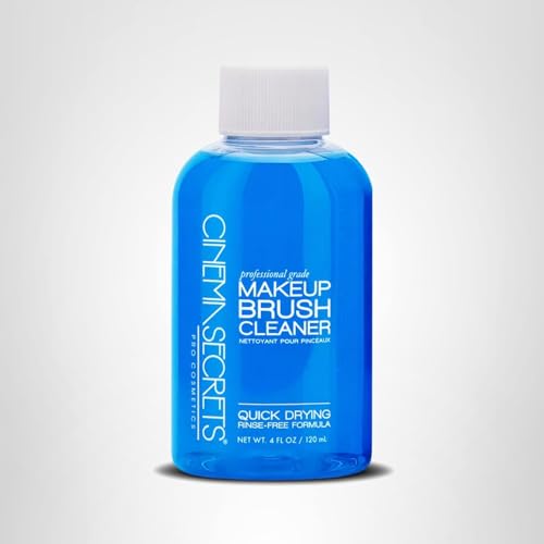 Cinema Secrets quick-drying formula aids fast brush upkeep between applications.