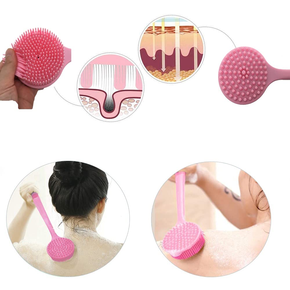 Cinlitek cepillo cuerpo secado rápido silicona para almacenamiento