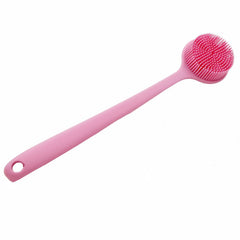 Cinlitek cepillo dorso silicona mango largo para alcance cómodo
