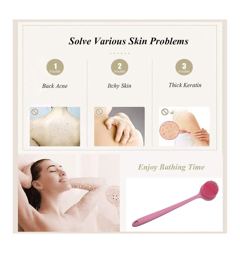 Cinlitek cepillo exfoliante silicona suave para piel sensible