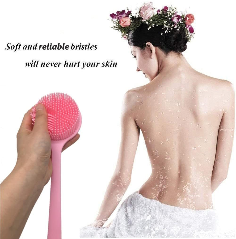 Cinlitek cepillo masajes dorsal silicona para relajación