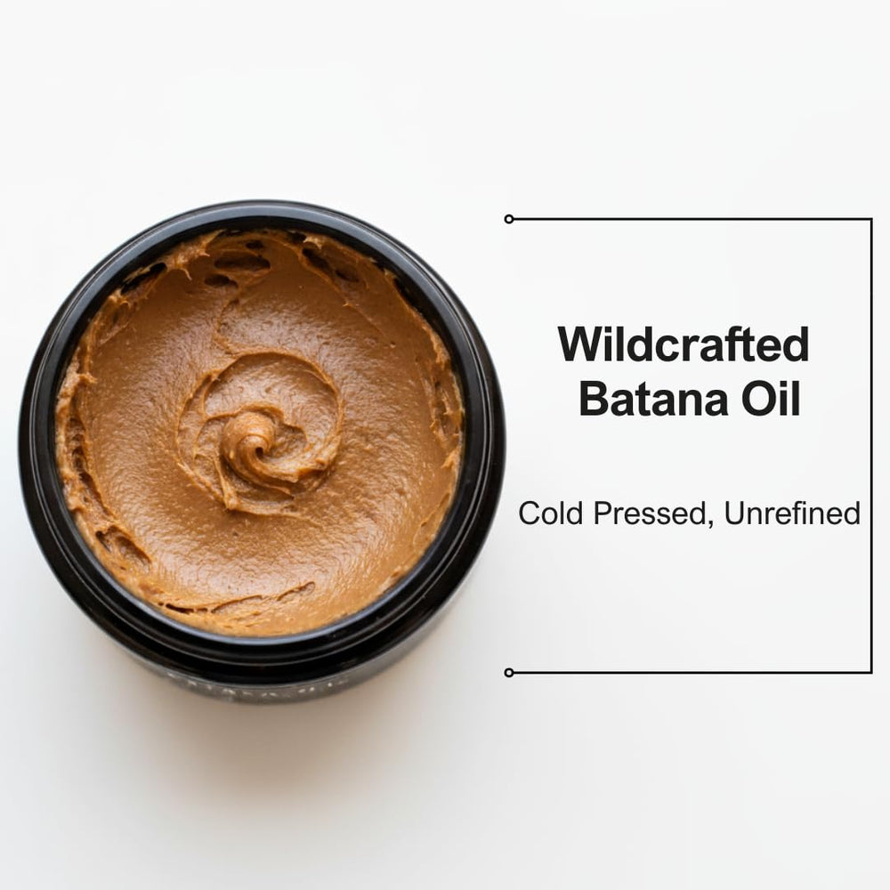 CinNoir Batana Oil hair shine closeup highlights smoother, frizz-controlled strands.