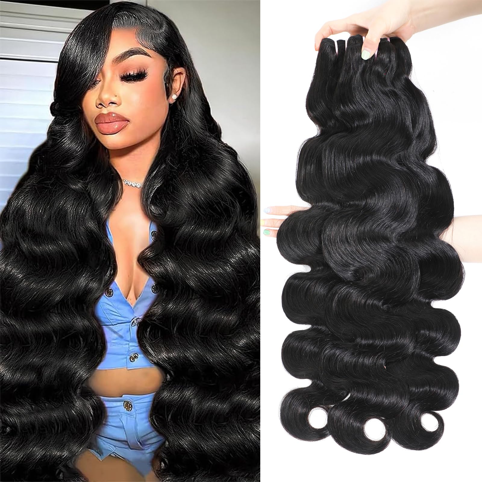 Ciracevi 15A raw Indian hair bundles in body wave packaging showing premium quality.