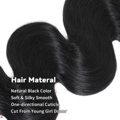 Ciracevi virgin Remy Indian hair bundles in natural black blend with your hair.
