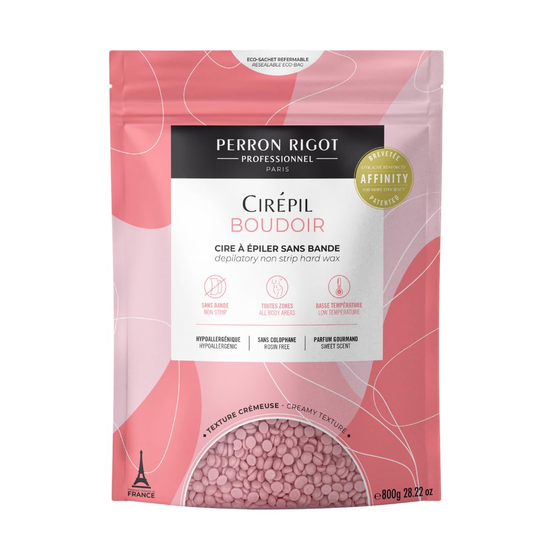Cirepil Boudoir beads pack front shows premium wax for sensitive skin