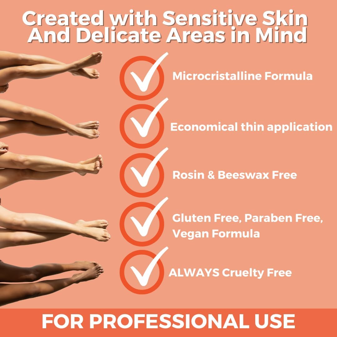 Cirepil Cristalline encapsulates hair with shrink-wrap for efficient removal.