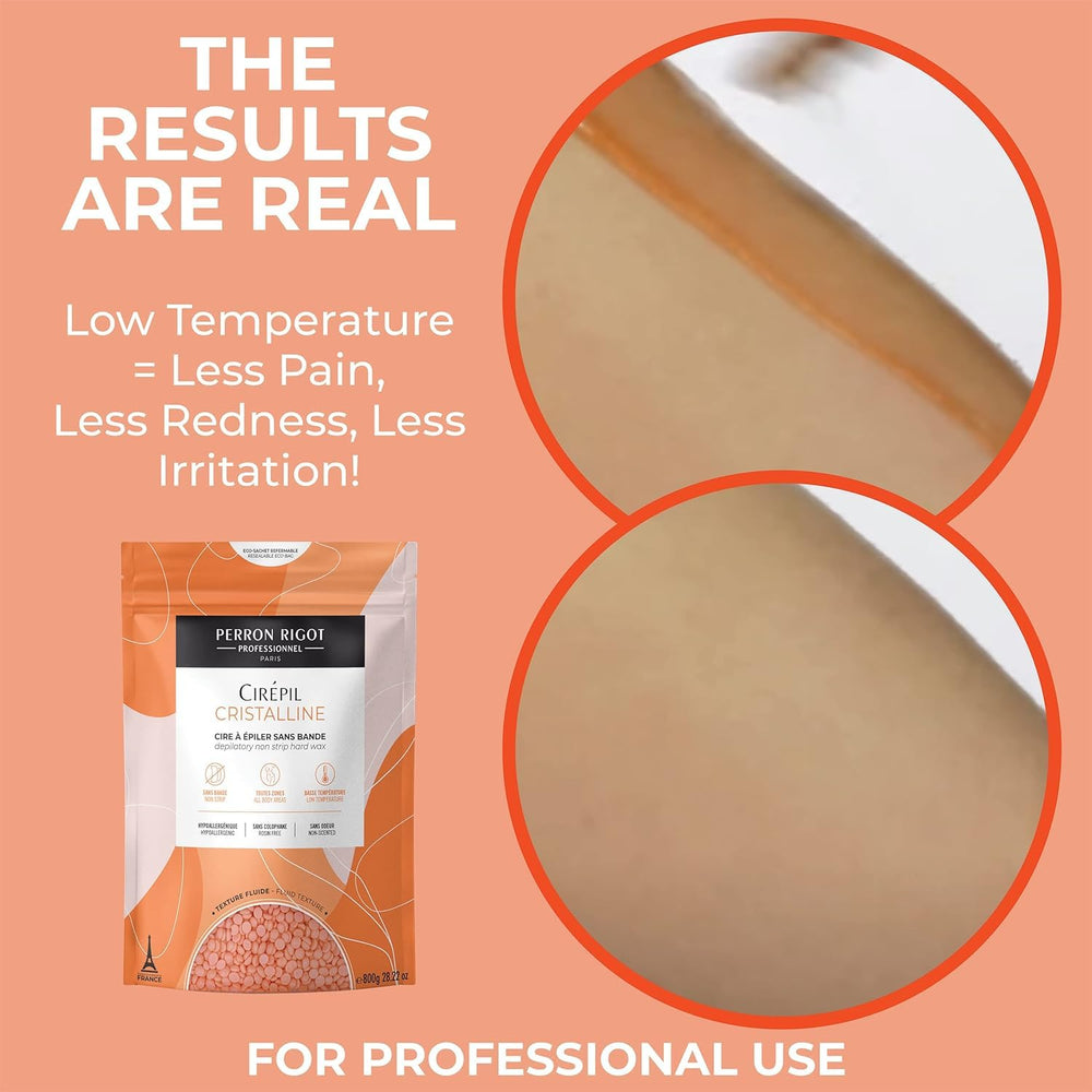 Cirepil Cristalline thin layers maximize economical use and even removal.
