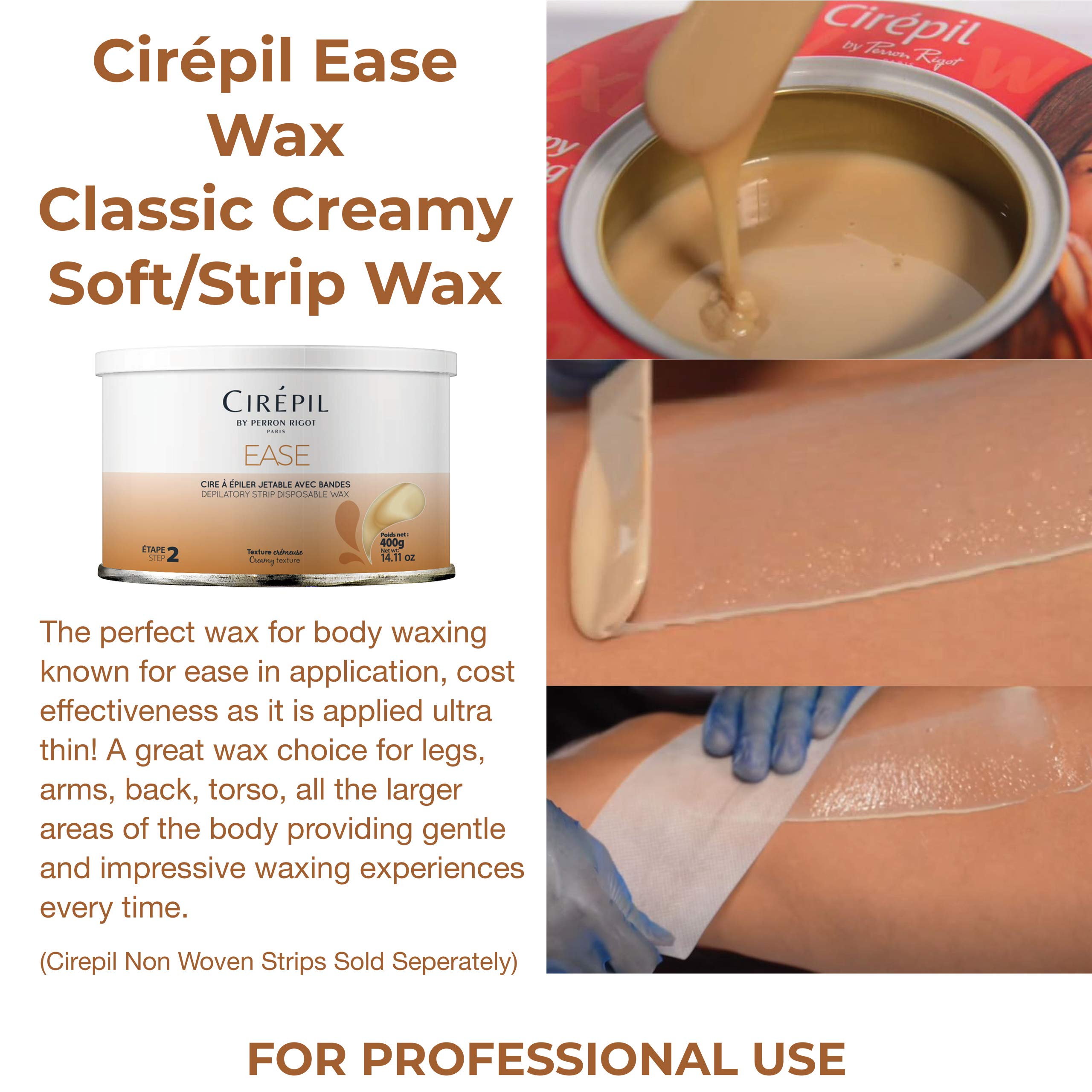 Cirepil Ease Wax vegan gluten-free formula supporting ethical waxing options