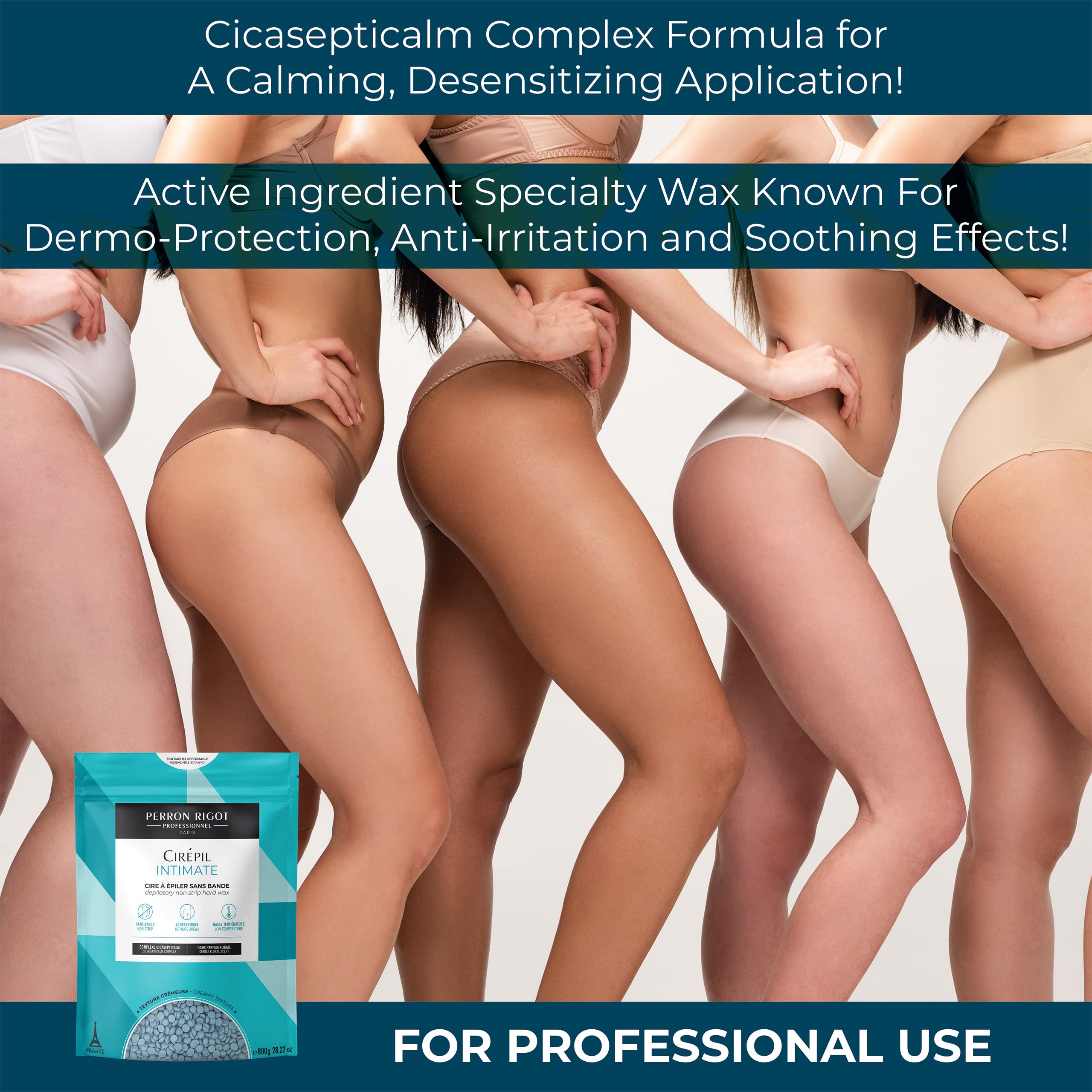 Cirepil Intimate creamy turquoise texture illustrating smooth glide