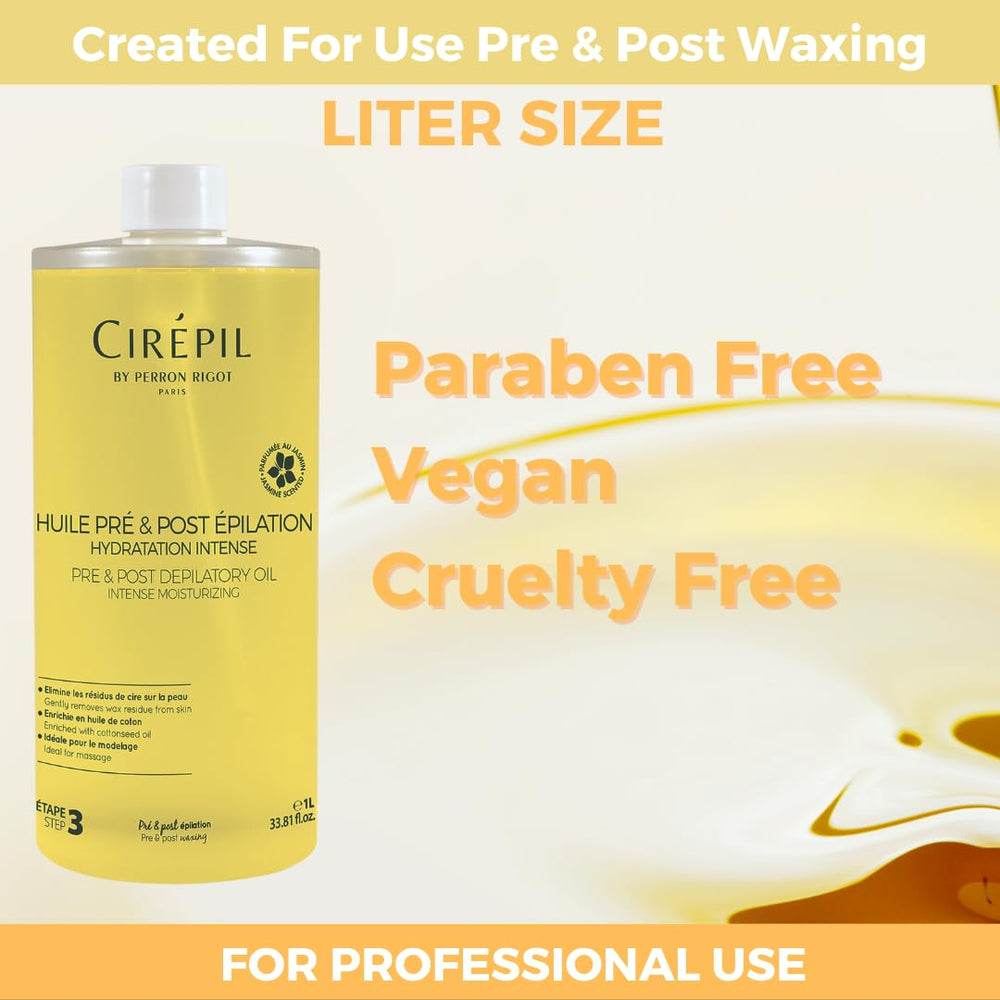 Cirepil post-wax nourishment restores softness and hydrolipidic balance