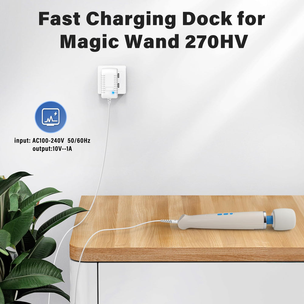 Cisain charging cord 6-5ft provides flexible reach during routine massage sessions.