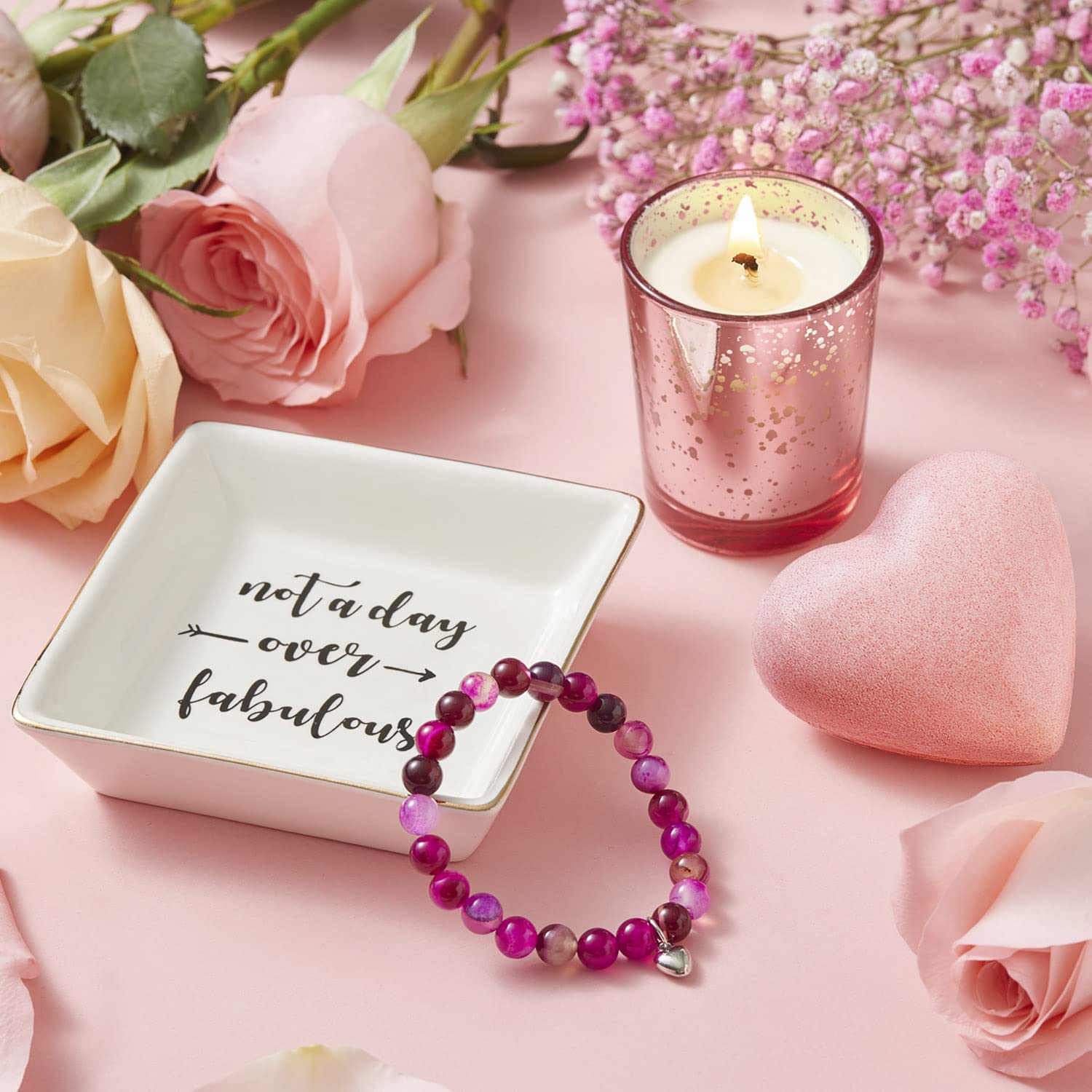 CITTA natural agate bracelet offers grounding energy with elegance.