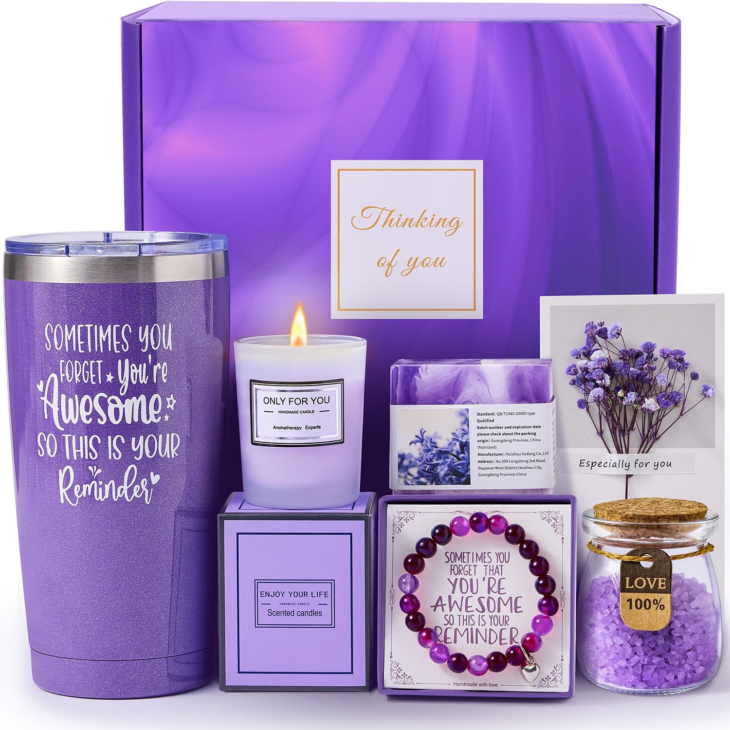 CITTA lavender spa gift set box—perfect gift presentation for Mother's Day