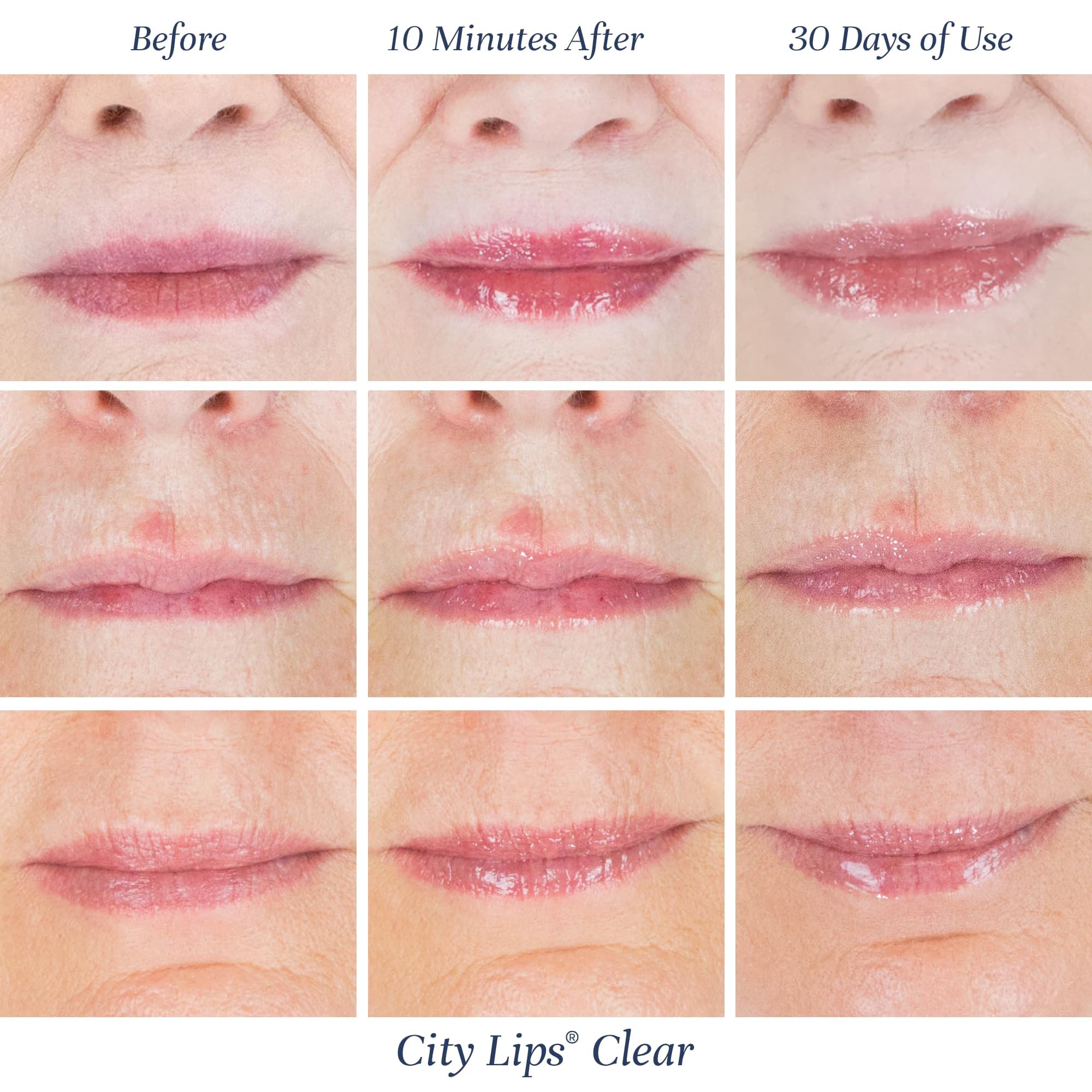 City Beauty City Lips Clear gloss tube portrait showcases premium lip care and hydration