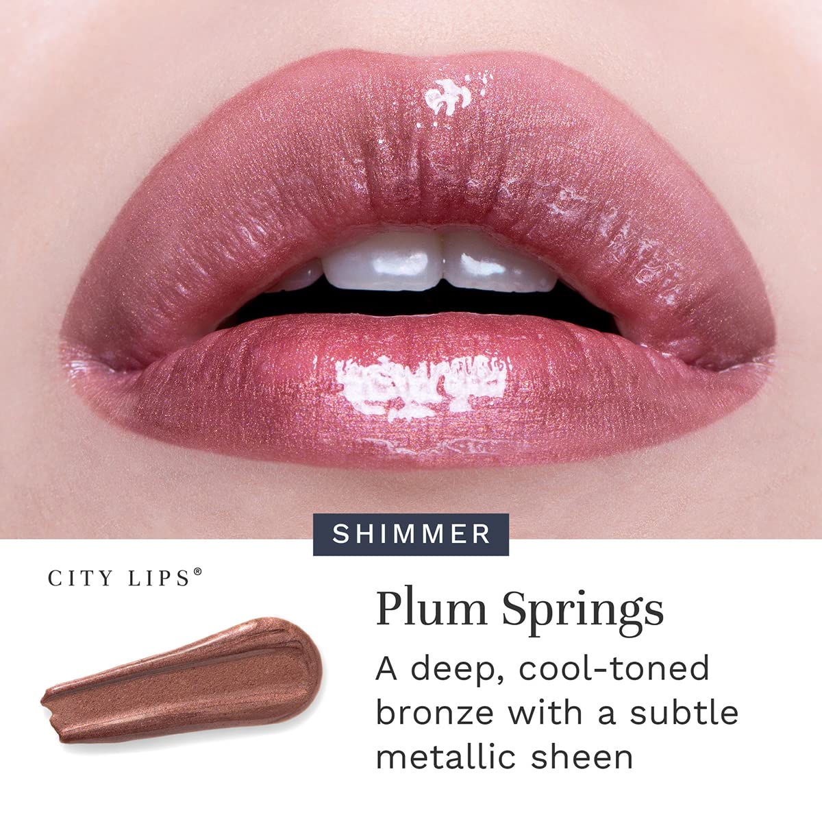 City Beauty City Lips Plum Springs jojoba and ylang-ylang nourish comfort