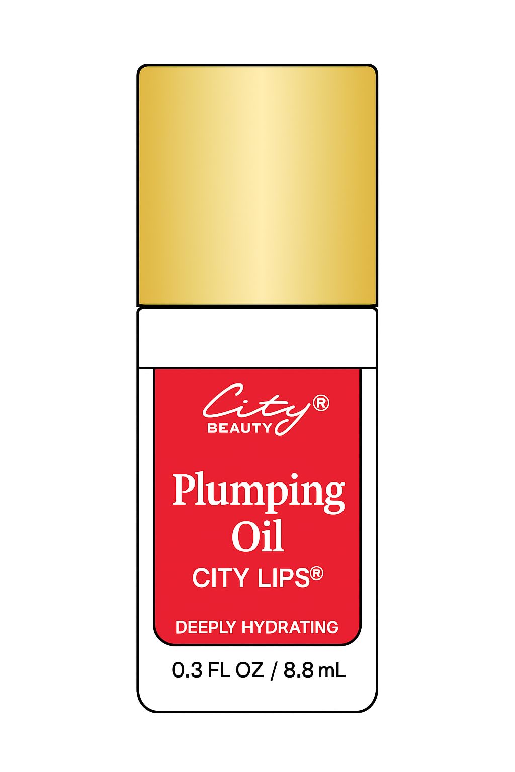 City Beauty City Lips Plumping Oil with hyaluronic acid highlights hydration.