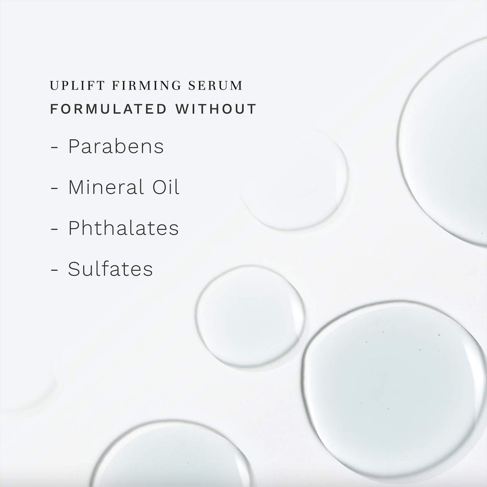 Cheek massaged with City Beauty UpLift Firming Serum showing improved contour
