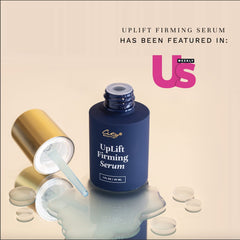 Texture on hand of City Beauty UpLift Firming Serum demonstrates smooth glide and hydration