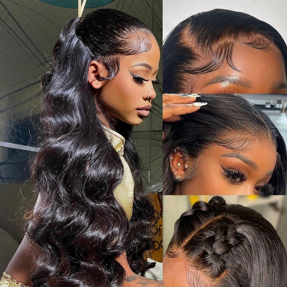 CITY GIRL body wave lace front wig 13x4 hd lace for seamless parting