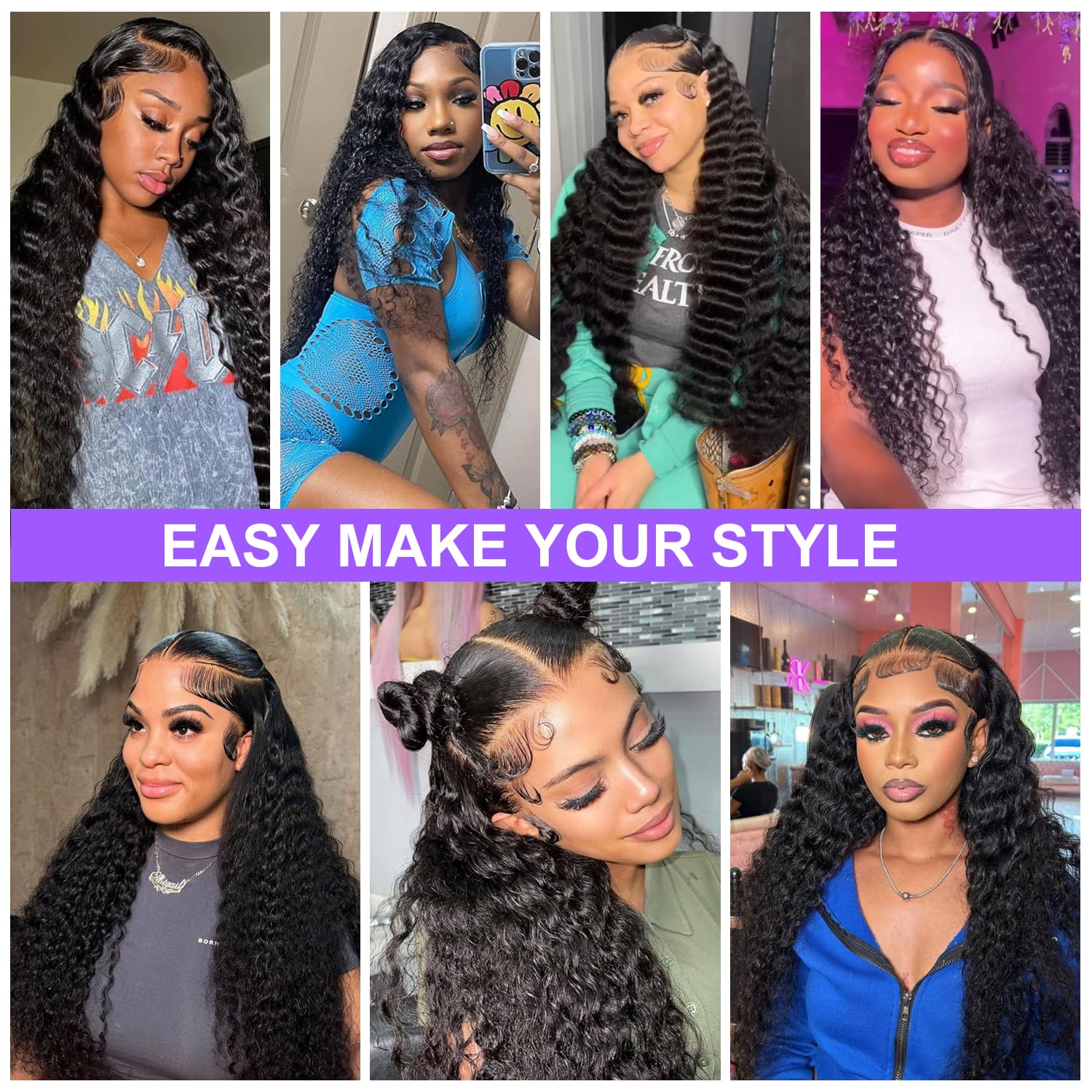 CITY GIRL breathable HD lace front creates invisible look on most skin tones