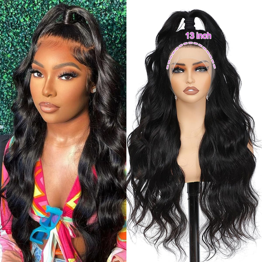 CITY GIRL free-part wig enables middle or side part versatility